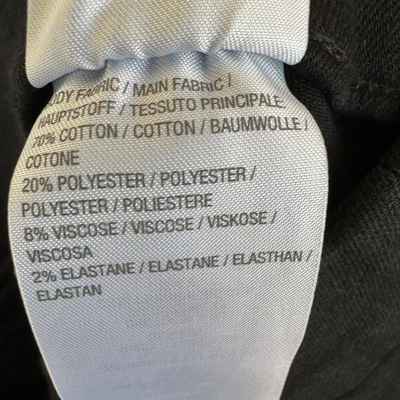 NWT Denim & Co QVC Canyon Retreat Easy Stretch Black Slim Leg Jeans 12 Pull On - Picture 7 of 7